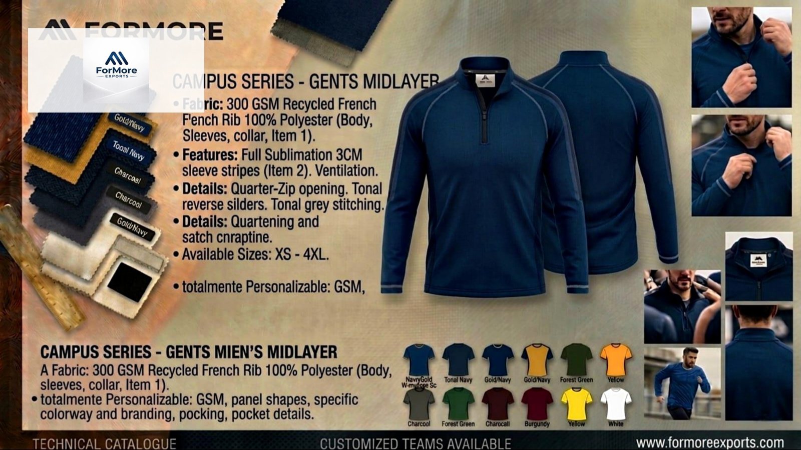Campus Series Gents Midlayer catalogue page