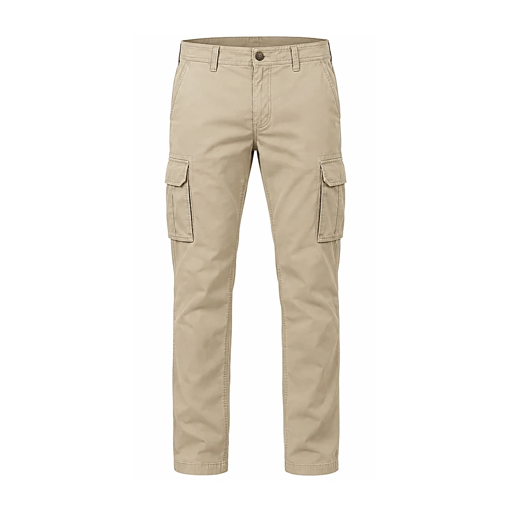 Beige Cargo Pants - custom pants & leggings manufactured by Formore Exports