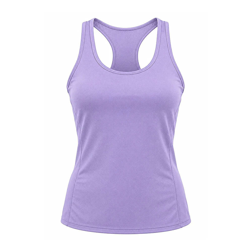 Lavender Racerback Athletic Tank Top - custom running & racing manufactured by Formore Exports