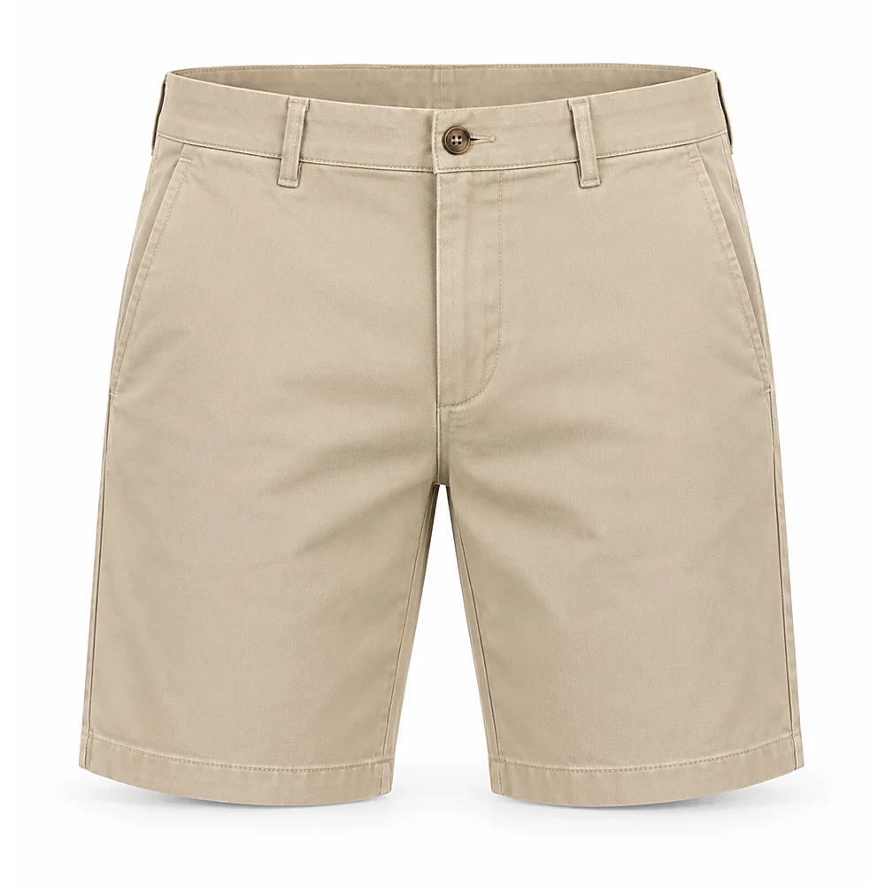 Classic Khaki Chino Shorts - custom shorts & skorts manufactured by Formore Exports