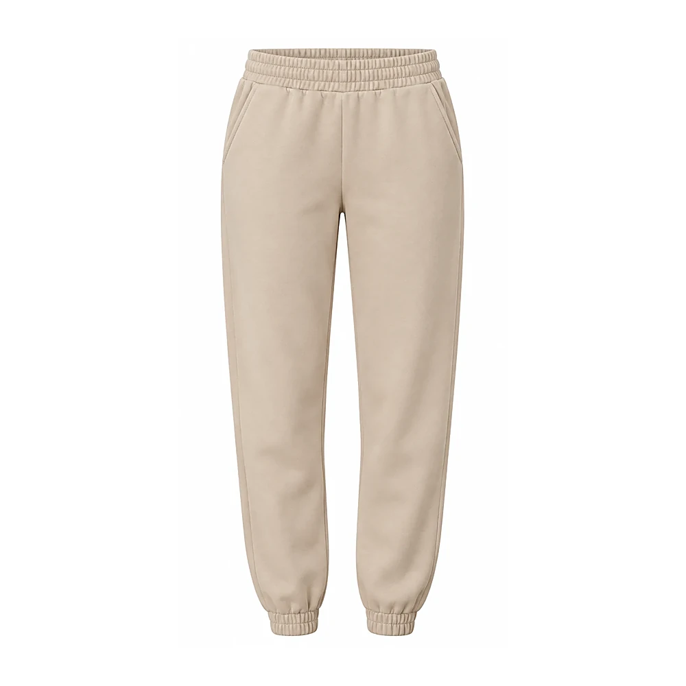 Beige Jogger Sweatpants - custom pants & leggings manufactured by Formore Exports