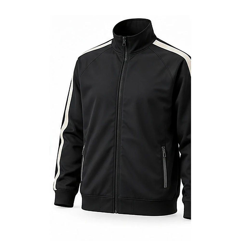 Retro Track Jacket - custom jackets & outerwear manufactured by Formore Exports